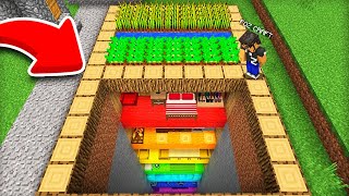 NUNCA ENTRES A ESTOS EXTRAÑOS CULTIVOS DE COLORES EN MINECRAFT 😲 [upl. by Bueschel270]