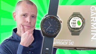 Garmin S42 Golf Watch  Unboxing [upl. by Jasen]