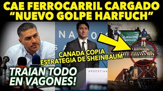 NO VAMOS A PARAR ¡HARFUCH FRENA TREN ANTES DE CRUZAR CANADA COPIA ESTRATEGIA DE CLAUDIA ANTE TRUMP [upl. by Prosper]