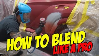 How to Blend Car Paint Like a Pro [upl. by Ydnis]