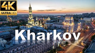 Kharkov in 4K  Ukraine  SecondLargest City In The Country  Europe [upl. by Giselle]