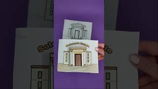 Solomons Temple  3D Bible Craft [upl. by Ynomrah]