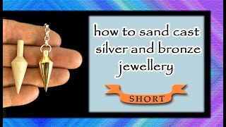 HOW TO SAND CAST BRONZE AND SILVER JEWELLERY USING DELFT CLAY Short version of part 1 and 2 [upl. by Tuinenga]