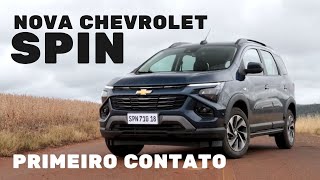 NOVA CHEVROLET SPIN  primeiro contato [upl. by Cowey]