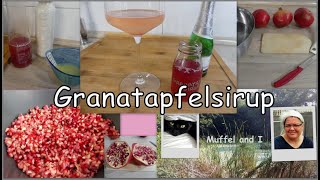 Granatapfelsirup im MixFino dampfentsafteter Granatapfelsaft [upl. by Ahsienom]