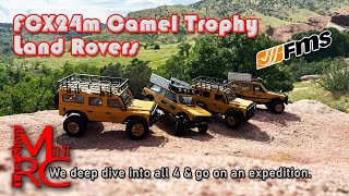 FCX24M Camel Trophy Land Rover Discovery Range Rover amp Defender 11090 Deep Dive Review amp Run [upl. by Nyrrek297]