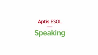 Aptis ESOL Speaking test – format and tips [upl. by Eibbob]