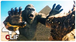 Godzilla Vs Kong  Egypt Fight Scene  GODZILLA X KONG THE NEW EMPIRE NEW 2024 Movie CLIP 4K [upl. by Eilyak214]