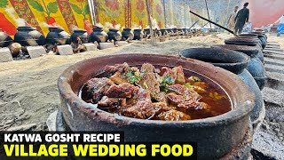 Katwa Gosht Recipe  Shadi ka Khana for 5000 People  Village Wedding Food Start to End Preparation [upl. by Desirae]