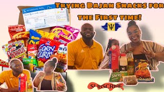 EXOTIC BARBADOS SNACKS TASTE TEST FirstTime Reactions amp Flavor Frenzy [upl. by Iramaj]