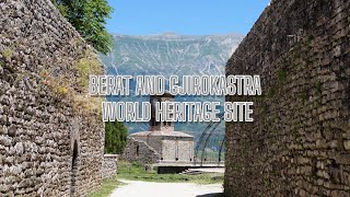 Historic Centres of Berat and Gjirokastra UNESCO World Heritage Sites in Albania [upl. by Nehtanhoj]