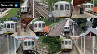 Staten Island Railway PM Rush Trains EndBegin Service at Tottenville [upl. by Lezah]