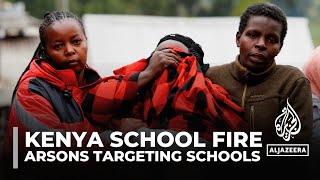 Fire breaks out at Kenya girls’ school days after inferno killed 21 [upl. by Neehahs]