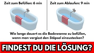 WIE LANGE DAUERT ES OHNE EINGESTECKTEN STÖPSEL 🤔📝 Mathe Aufgabe [upl. by Mindi]