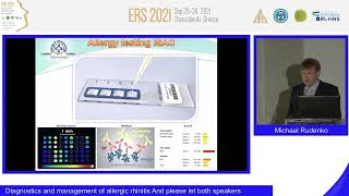 ERS Thessaloniki 2021Diagnostics and management of allergic rhinitis and managementMichael Rudenko [upl. by Aicekat]