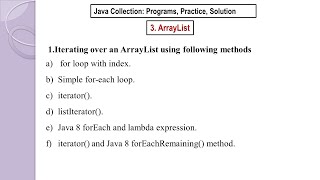 ArrayList  Exercises 3 for beginner [upl. by Toffey]