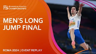 Tentoglou at his FINEST 👌 Mens long jump final replay  Roma 2024 [upl. by Bonita976]