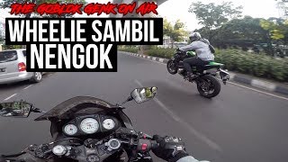 BELAJAR WHEELIE BARENG Goblok Genk On Air  Eps 1 [upl. by Alrzc]