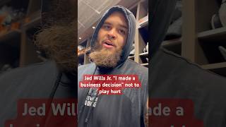 Browns Jedrick Wills Jr “I made a business decision” not to play hurt vs Ravens Got benched [upl. by Joses984]