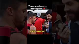 Diogo Defante com um torcedor do Flamengo futebol flamengo KD a camisa [upl. by Yerac]