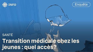 Transition médicale de genre chez les mineurs  le Québec vatil trop vite  Enquête [upl. by Bbor]