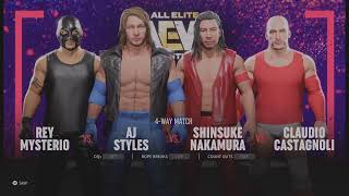 WHAT IF Styles Nakamura Mysterio and Castagnoli went to the Indies [upl. by Drais846]