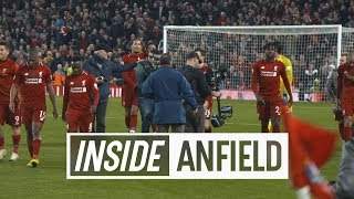 Inside Anfield LFC 10 Everton  Scenes as Origi wins dramatic derby in injury time [upl. by Boone]