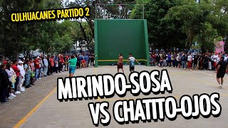 MirindoSosa VS ChatitoOjosDuelo Cerrado en CulhuacanesCancha Abierta  Segundo Partido [upl. by Colt]