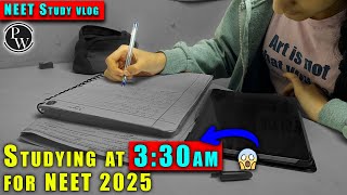 I woke up at 330 AM to STUDY for NEET🤕05 An Honest Day in life of NEET aspirant neet studyvlog [upl. by Anis]