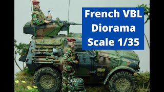 French Panhard VBL Diorama Scale 135 [upl. by Alic]