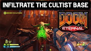 INFILTRATE THE CULTIST BASE Skeleton Statue Puzzle  DOOM Eternal [upl. by Vassily97]