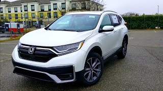 2020 Honda CRV Touring AWD Platinum White [upl. by Eiclud]