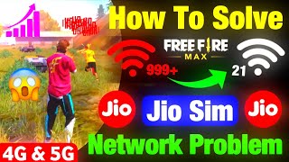 Free Fire Network Problem Jio SIM  FreeFire 999 Problem Jio SIM  FreeFire Jio SIM Network Problem [upl. by Seidel]