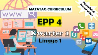 EPP Q1 Week 1 MATATAG PowerPoint Presentation matatagcurriculum matatag grade4 [upl. by Aicre]