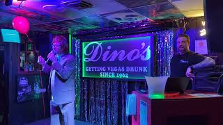 Undercover Chris Martin Sings quotAll My Lovequot at Dinos in Las Vegas [upl. by Trebla]