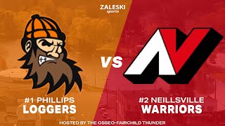 2 Neillsville vs 1 Phillips  2022 WIAA Girls Basketball Sectional Final [upl. by Anelac]