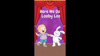 Here We Go Looby Loo • Baby Nursery Rhymes Shorts [upl. by Enaira976]