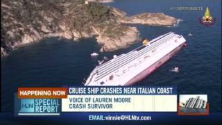 Survivor describes cruise ship crash [upl. by Elvin]