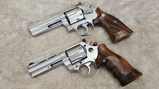 Smith amp Wesson 686 vs Korth Nighthawk Mongoose 357 Magnum [upl. by Publea]