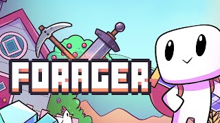 I managed to raise money to buy the island and upgrade pickaxe in game Forager 4 [upl. by Ferri306]