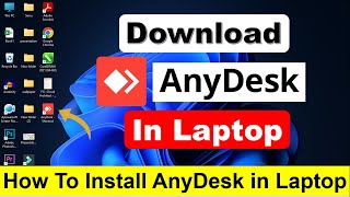 How To Download amp Install Anydesk in LaptopPC [upl. by Runkel]