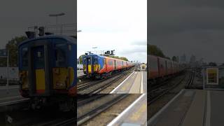 SWR Class 455 Departing Clapham Junction [upl. by Sigler323]