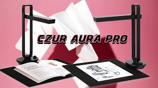 CZUR Aura Pro Turn Your Old Books Into digital ones [upl. by Nayk]