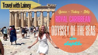 Royal Caribbean Odyssey of the Seas  Italy Greece amp Turkey Cruise in depth  Ship Tour July 2022 [upl. by Nirrek]