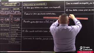 CLASE 19 ORACIONES SUBORDINADAS ADJETIVAS Y ADVERBIALES [upl. by Chouest955]