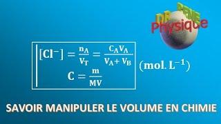 A002SAVOIR MANIPULER LE VOLUMESOLUTION AQUEUSECHIMIE TERMINALE [upl. by Ocsinarf399]