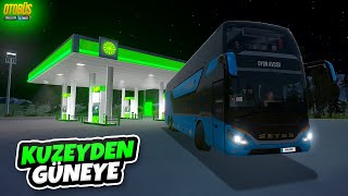 Türkiyenin En Kuzeyinden En Güneyine Gece Yolculuğu  Otobüs Simulator Ultimate [upl. by Aittam]