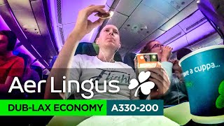 Aer Lingus review A330200 Dublin to Los Angeles [upl. by Dunston266]