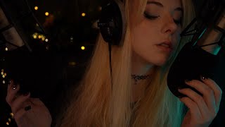 ASMR  gentle Unintelligible Whispering in the Rain  ear to ear [upl. by Farhi868]