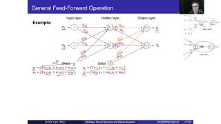 Multilayer Neural Networks  Part 2 Feedforward Neural Networks Example [upl. by Dimond]